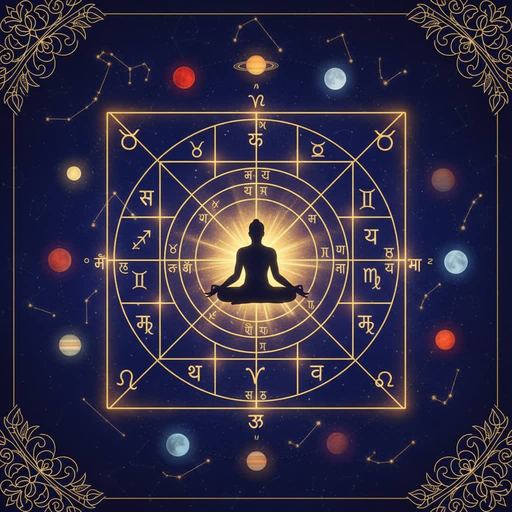 Vedic birth chart (Janma Kundali)