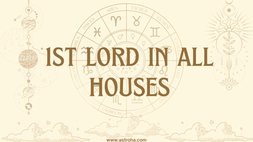 1st Lord in all houses